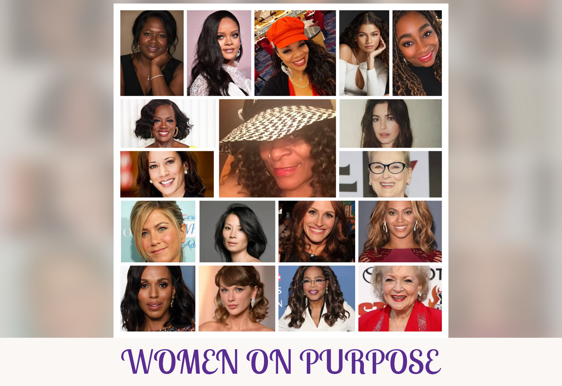 Collage of women of purpose