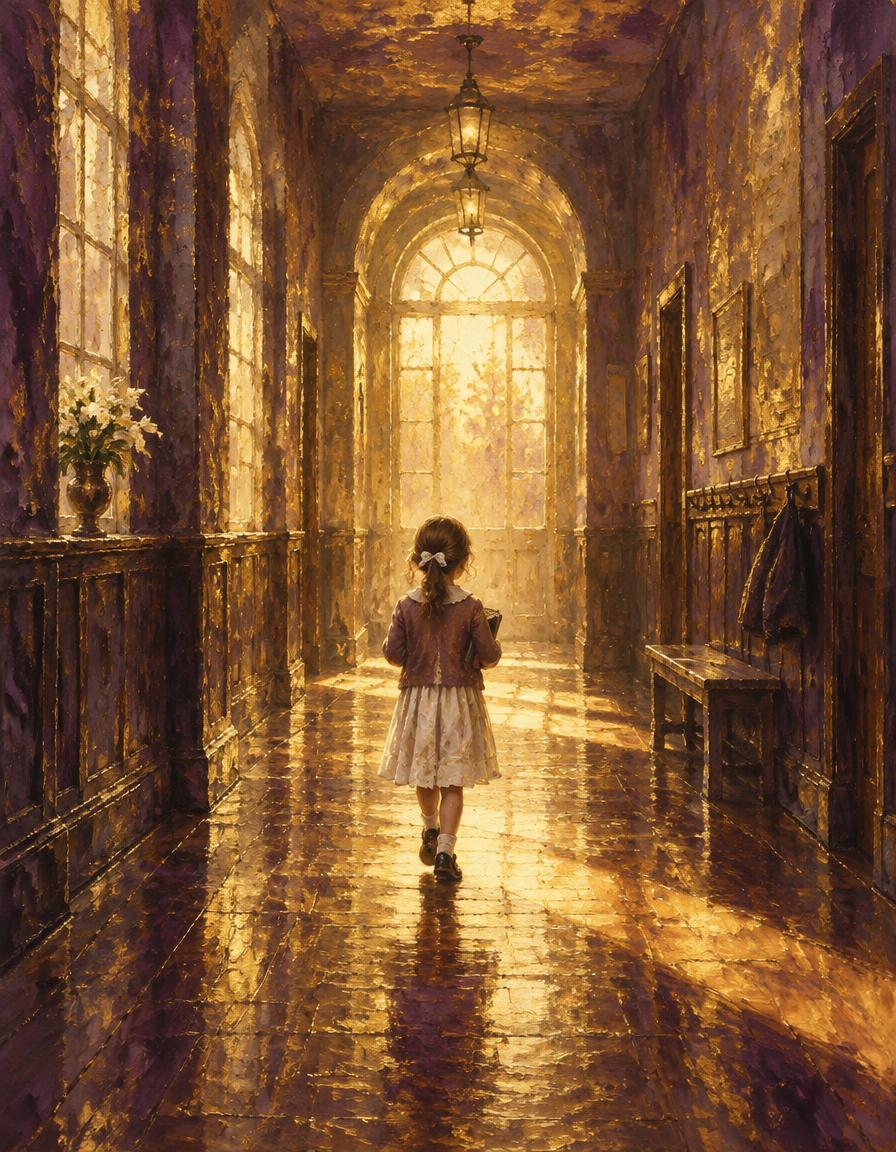 Painted tribute portrait of Ruby Bridges